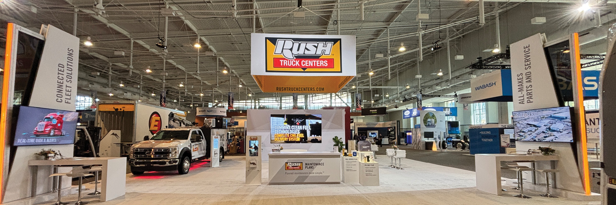 Rush Truck Centers tradeshow booth